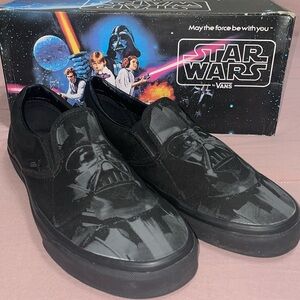 Vans slip on shoes. Star Wars Darth Vader. Limited Edition. Like New.
